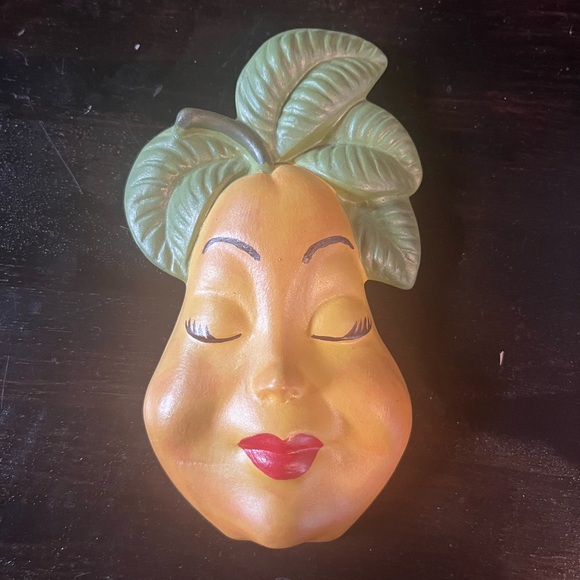 8 colorful wall hanging fruits vintage anthropomorphic - Picture 11 of 11